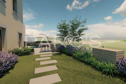 Visualisierung kleiner Garten mit Pool